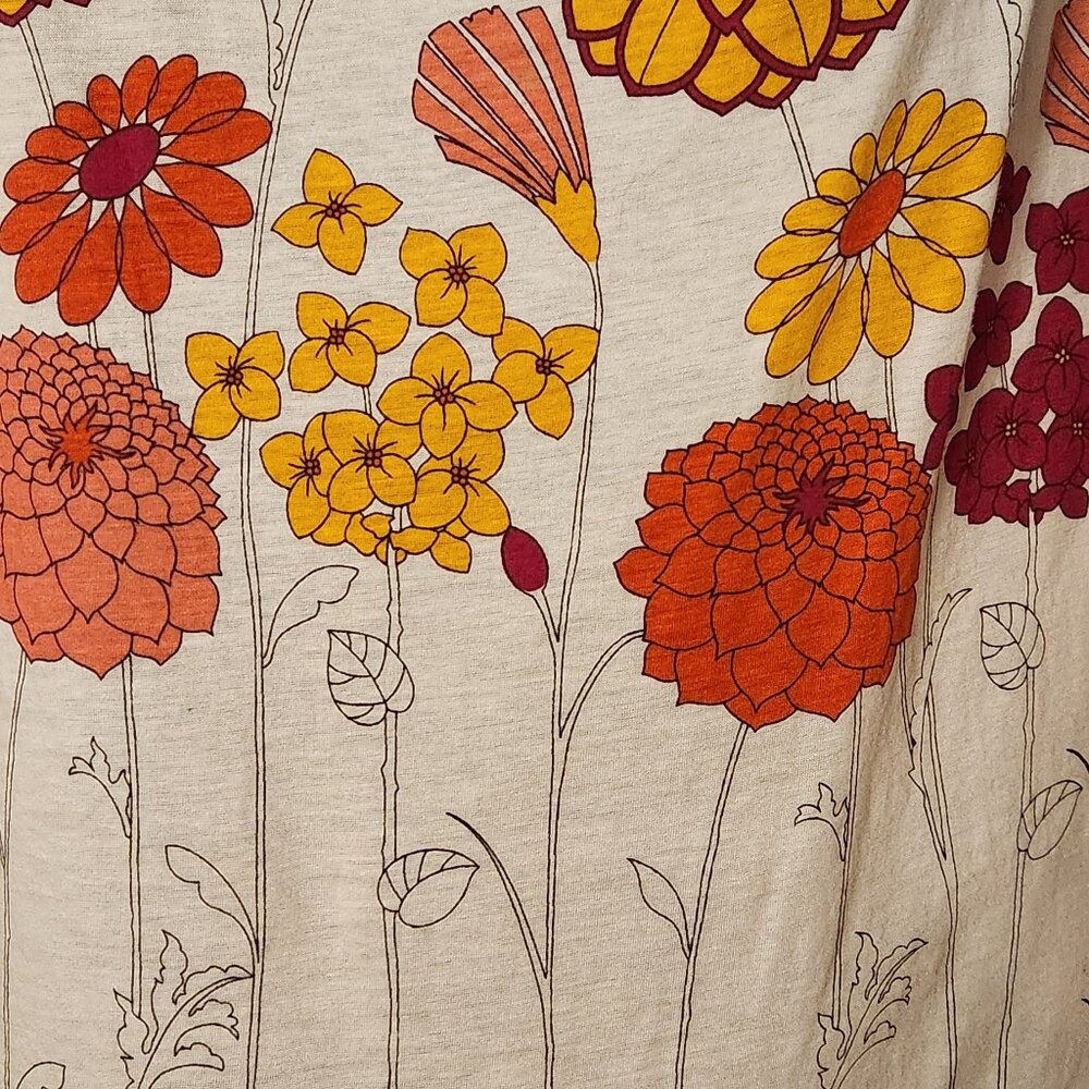 .Boho/Cottagecore Floral Print Top from Ric Rac (Anthropologie) - Picture 5 of 8